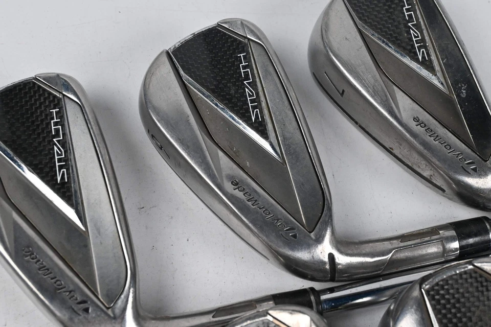 Left Hand Taylormade Stealth Irons / 5-PW+GW / Stiff Flex KBS Tour Lite Shafts - Image 1 of 4