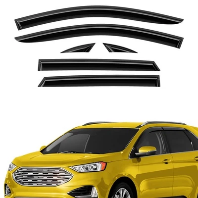 Parasoles de lluvia protectores de viento para Ford Edge 2015-2024 Foto 1 de 4