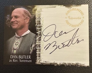 Supernatural DAN BUTLER Season 1 Auto Card #A-5 Inkworks - 2006 - Picture 1 of 2