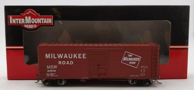 InterMountain 45802-04 HO Scale Milwaukee Road Boxcar #23506 LN/Box - Image 1 of 4