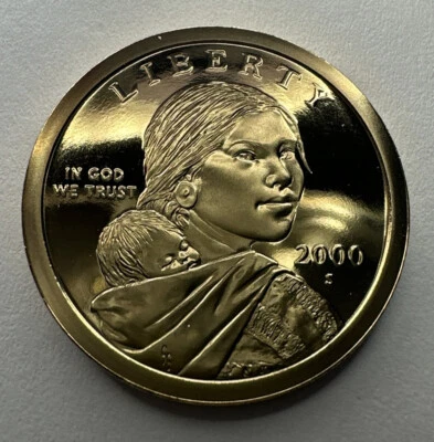 2000-S Sacagawea $1 Dollar PROOF Coin from US Mint Proof Set Mint Condition - Image 1 of 4