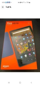 (New) 64GB Amazon Fire HD 8 Tablet  Wi-Fi 8 Inch + Alexa 2020 10th Gen - BLACK - Picture 1 of 3