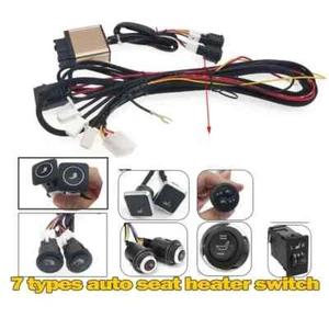 12V Auto Sitzheizung Steuerung Schalter System 1-5 Stufen Position Taste Schalter - Bild 1 von 15
