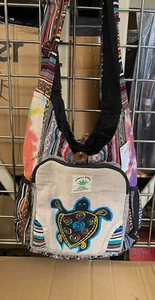 Nepal Handmade Turtle Style Hobo Bag/ crossbody/ sling purse. - Picture 1 of 4