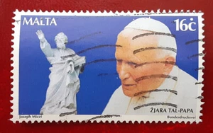 Malta Europe 2001 16c gebraucht Pope Mi 1168 Scott 1051 vz 8218 - Bild 1 von 2
