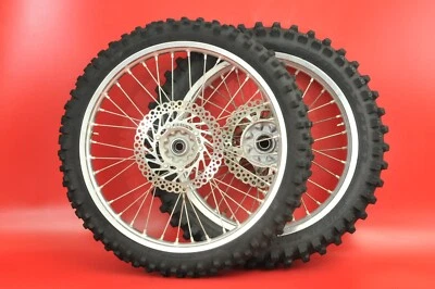2002 - 2012 Honda CRF450R CRF450 CRF250R Front Rear Wheel Tire Rim Hub Assembly - Image 1 of 4