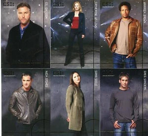 CSI Crime Scene Investigation Season 1 DNA Fingerprint Chase Card Set DNA1-6 - Picture 1 of 2