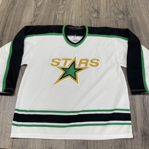 Vtg Minnesota North Stars CCM NHL Ice Hockey Blank Maska Jersey Men's Sz Large Cover