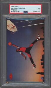 1985 Nike Promo Basketball Michael Jordan RC Rookie HOF PSA 7 " LOOKS NICER "