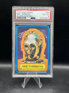 Star Wars NZ Allens & Regina 1977 #68 See-Threepio PSA 4 (espalda blanca *raro) - Imagen 1 de 2