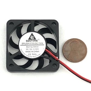 12V 40mm 4007 Cooling Case Fan 40x40x7mm 4007 DC CPU PC Computer Cooler 2 Pin - Imagen 1 de 5