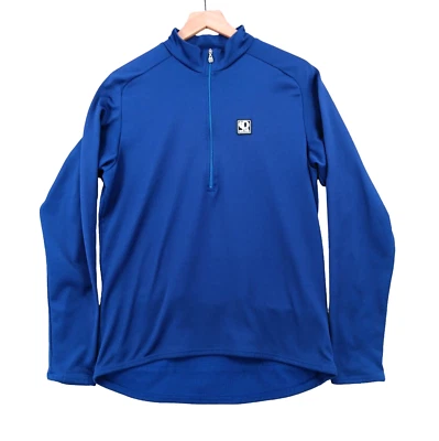 Camiseta deportiva de ciclismo Pearl Izumi para hombre XL azul 1/2 cremallera bolsillos para botellas hecha en EE. UU. 41x28 Foto 1 de 4