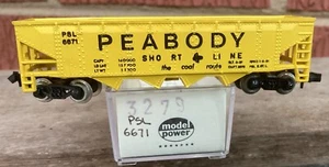 N Scale Model Power 3279 PEABODY 4 bay HOPPER PSL6671 - Picture 1 of 3