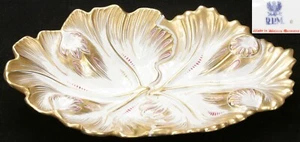 Vintage German RPM Royal Porzellan Manufaktur Gold Gilt Porcelain Dish Germany - Picture 1 of 12