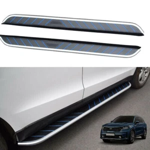 Fits for Kia Sorento MQ4 2021 2022 Fixed Side Step Pedal Running Board Nerf Bar - Picture 1 of 9