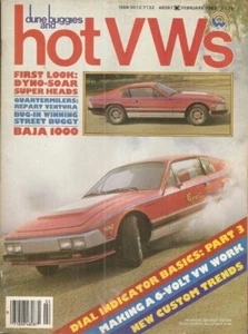DUNE BUGGIES & HOT VW'S 1983 FEB - BAJA, WATER COOLED DUB, 6 VOLT TECH - Imagen 1 de 1