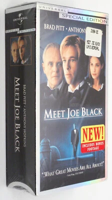 MEET JOE BLACK New VHS Video Tapes IGS Ready Watermark BRAD PITT Is Death 2 Tape - Image 1 of 4