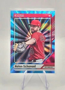 2024 Donruss Baseball Blue Laser Nolan Schanuel 003/249 SSP - Imagen 1 de 2