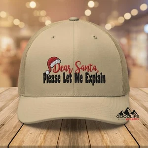 Sombrero de camionero Dear Santa Naughty Christmas List - Imagen 1 de 26