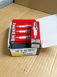 New Genuine Champion RC7BYC Box of 10 x Spark Plugs - Picture 1 of 1