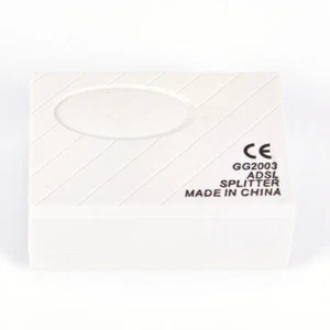 RJ11 Cable Line ADSL Fax Modem Phone Network Jack Micro Filter Splitter Ada`xi - Afbeelding 1 van 6