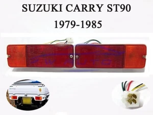 Pair Tail Light Lamps Fits Suzuki Carry ST90 VC Van SJ410 Jeep 1979 - 1985 - Picture 1 of 4