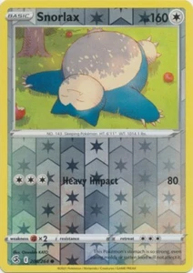 Reverse Holo Snorlax 206/264 Common Fusion Strike - Picture 1 of 1