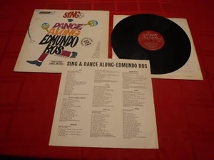 Sing & Dance Along With Edmundo Ros 1963 LP Mono London LL 3271 Space Age Latin - Imagen 1 de 10