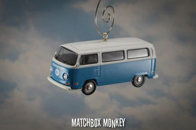 LOST Dharma Blue Volkswagen T1 Type 2 Bus Christmas Ornament VW Van Bay Window - Image 1 of 4