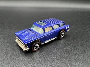 Vintage Hot Wheels Classic Nomad Blue Reproduction Redlines 25th Anniversary! - Picture 1 of 4