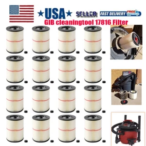 Replacement Shop Vac Filter for Sears Craftsman 5+ 6 8 12 16 gallon. Wet Dry Vac - Picture 1 of 66
