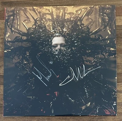 Venera KORN Munky James Shaffey Chris Hunt SIGNED White Vinyl LP BAS Beckett COA - Image 1 of 4