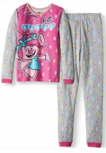 Trolls Girls' thermal 2-Piece underwear set - size 8 - - Picture 1 of 5