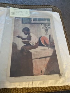 Vintage 1909 Cream Of Wheat Advertisement From The Delineator Magazine Original - Picture 1 of 16