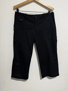 Kathmandu Women’s Black 3/4 Pants Size 14 Polyester Cotton - Picture 1 of 7
