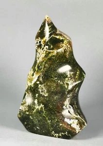 Rohe NATÜRLICHE OZEAN JASPIS QUARZ Geode KRISTALL Kugel Flamme HEILUNG - Bild 1 von 10