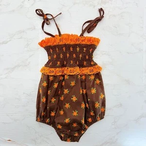 BEBE ORGANIC Alma Romper 12M - Picture 1 of 6