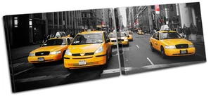 New York NYC Taxi Cab City MULTI TELA parete arte foto stampa - Foto 1 di 1