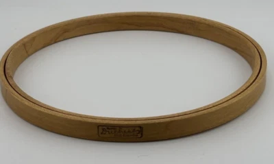 Duchess Embroidery Hoop Felt Lined 6” Vintage Felt is worn - Image 1 of 4