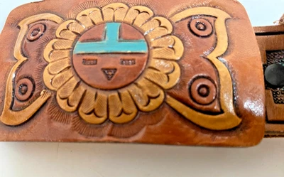 Ремень женский 28 «- 32» талии кожи инструмент Western Cowgirl 1,375 шириной - Изображение 1 из 4