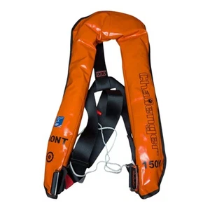 Challenger NEW Solas Life Saver Jacket 150N Automatic Inflation Front Orange - Picture 1 of 6