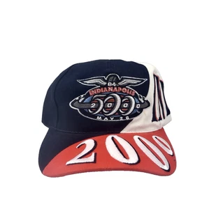Vintage 2000 Indianapolis Indy 500 SnapBack Swirl orange weiß blau Mütze Kappe gebraucht, in einwandfreiem Zustand - Bild 1 von 5