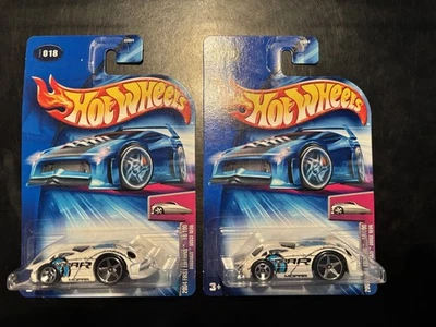 2 Hot Wheels 2004 #018 First Editions 18 of 100 Hardnoze Dodge Neon Mopar White - Image 1 of 2