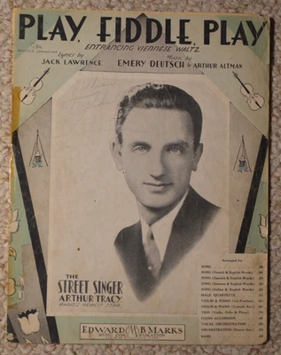 Play Fiddle Play 1932 Entrancing Viennese Waltz,Arthur Tracy The Street Singer - Image 1 of 4
