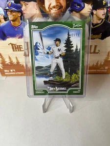 Jasson Domínguez 2025 Topps X Bob Ross Joy Of Baseball RC Green /75 #30 - Bild 1 von 2