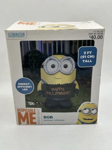 2016 Gemmy Despicable Me Minion Bob Halloween Inflatable 3 Foot Tall - Clean. - Picture 1 of 5