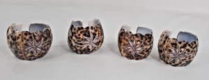 4 Piece Shell Napkin Ring holder set - Picture 1 of 13