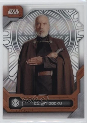 2024 Topps Star Wars High Tek Throne Room Pattern Count Dooku #25 1d2d - Image 1 of 3