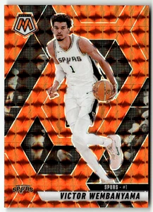 2024-25 Panini NBA Mosaic No. 31 Victor Wembanyama Orange Mosaic Prizm 51/249 - Bild 1 von 2