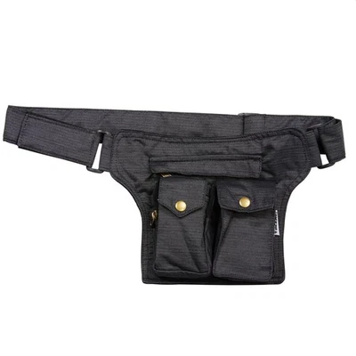 Tasche Gürteltasche Bon Nadelstreifen anthrazit Bauchtasche Hüfttasche Festival - Bild 1 von 4